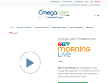 Tablet Screenshot of omegalaser.net